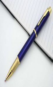 2pc Business Writing IM Series Blue Golden Arrow Clip 05 mm Roller ball Pen3691005