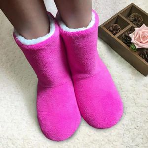 Pantofole Calzini per stivali da pavimento Anti-sbiadimento Antivento Inverno Adulti Scarpe da casa unisex Fuzzy Lavabili per tutti i giorni