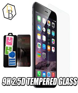 For iPhone 12 Mini 11 Pro Xs Max Xr Tempered Glass High Quality Screen Protector Clear View Temper Glass 9H 25D AntiCratch8503786