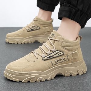 S Designer Brand Männer Bootsschuhe Martin Boot Herrenschuhe Leder Outdoor Mann Frühling Herbst Winter Schwarzer Mode Kleidung resistenter Schuhfabrik Preis B6881