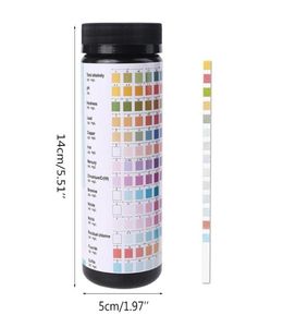 Meters 157A 100PCS Upgrade 14 IN 1 Drinking Water Test Strips PH Hardness Alkalinity Lead Copper Iron Mercury Bromine Nitrite6615689