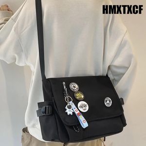 Korean Fashion Casual Big Bag Student School Bags for Teenage Girls Messenger Bag Shoulder Bag Crossbody Bags Women 240109