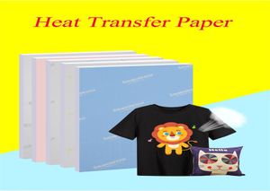 A4 Sublimation Paper 100 Sheets Sublimation Heat Transfer Paper for Inkjet Printer Clear Color Press Transfer Printable Blanks5485647