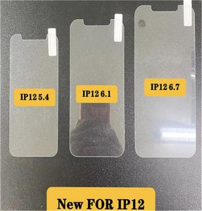 Película protetora de tela de vidro temperado transparente 9H Premium Explosão para iPhone 12 Pro Max 11 XS XR X 8 7 6 6S Plus 5 5S SE2934078