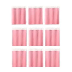 Sets 1002000pcs Pink Disposable Lip Brush Full Size Lipsticks Lipbrush Mascara Applicator Lipstick Wands Set Cosmetic Makeup Tool