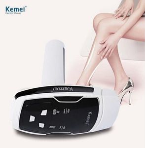 KEMEI Epilator Kadın Foton Yüz Kilinking Depilatory Tıraş Ticaret Cihazı Yüzü Kadınlar için Cilt Bakım Aracı AB Plug9959375