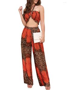 Женские брюки-двойки, женские богемные наряды, укороченные топы с принтом бабочки, свободный пляжный длинный комплект 2