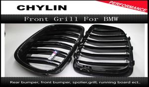 ل BMW F10 5 Series 520i 523i 525i 530i 535i 20102014 Black Dual Slat M5 Grille Grille Grille بالكامل D10578932222222222222222