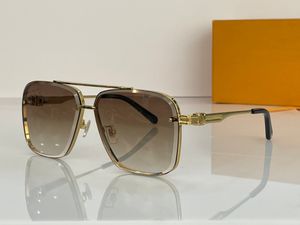 Luxurys tasarımcılar güneş gözlüğü luisv bayan güneş gözlüğü erkekler güneş gözlüğü modern sofistike klasik retro stil çift burun çerçeve kare yüksek kaliteli glassescbdb