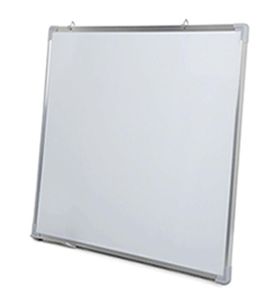 Quadro magnético de escrita de quadro branco lado único com caneta apagar botões magnéticos para escola de escritório 50x35cm quadro de liga de alumínio 210317226731