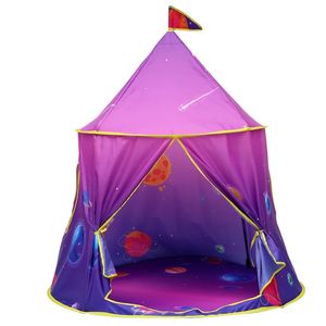 Play Tent Portable Foldable Tipi Prince Folding Tent Children Boy Cubby Play House Kids Gifts Outdoor Toy Tents Castle 240109