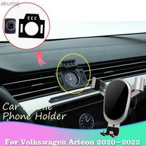 Handy-Halterungen, Auto-Handy-Halterung für Volkswagen VW Arteon R Line 2020, GPS-Entlüftungsclip, Tablett-Ständer, Unterstützung, Aufkleber, Zubehör YQ240110