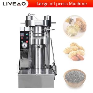 Electric Large Cold Pressed Hydraulic Cocoa Butter Hydraulic Sesame Oil Press