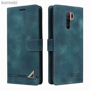 Cell Phone Cases For Redmi 9 Case Leather Flip Wallet Cover For Redmi 9A 9T 9C Phone Cases Redmi 9T Magnetic Book CaseL240110