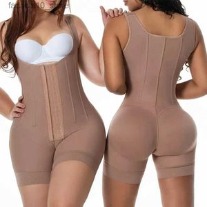 Cintura barriga shaper faja colombianas compressão shapewear emagrecimento bainha corpo inteiro duplo pós cirurgia rendas bunda levantador controle barriga sexy calcinha q240110