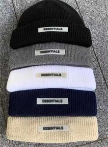 Toptan Beanie/Kafatası Kapakları Kış Sıcak Örme Şapka Mektupları Essentials Baskılı Yüksek Sokak Hip-Hop Sokak Şapkaları Yün Küzak Papaları Erkek Öğrenciler Aksesuarlar G8