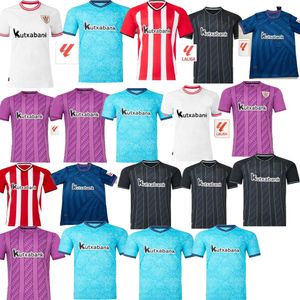 2023 2024 Maglie da calcio del club Bilbao 23 24 Athletic Aduriz Guruzeta Williams Muniain Paredes Berenguer Ander Herrera UNAI Simon O. Sanchet Football Men Shirt