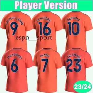 espnsport 23 24 GRIGIO Maglie da calcio da uomo PATTERSON MCNEIL KEANE YOUNG ONANA DOUCOURE TARKOWSKI GODFREY GARNER Away CAERT-LEWIN Maglie da calcio