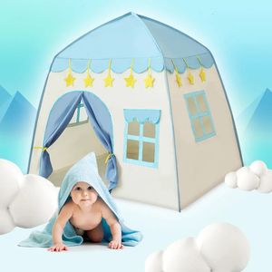 Kids Tent Space Play House Tent Ocean Ball Pool Portable Baby Toys Tent Play House For Kids 240109