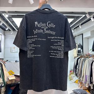 Magliette T-shirt da uomo di alta qualità con stampa di lettere firmate Tee US Size 2024