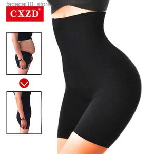 Waist Tummy Shaper CXZD High Waist Shaper Tummy Control Panties Hip Butt Lifter Body Shaper Slimming Shapewear Modeling Strap Briefs Panty Q240110