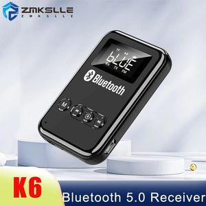 Högtalare Zmksle Bluetooth 5.0 Mottagare Sändare 2in1 Adapter MP3 Musikspelare Datorvideohögtalare till Bluetooth -bil FM -mottagare