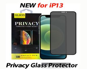 Privacy Antipeping Antispy Full Cover Tempered Glass Screen Protector Antiglar för iPhone 13 12 11 Pro Max XR XS Samsung A72 3628089