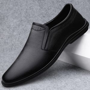 OUT Casual Hollow Hollow Quality Men 527 Genuine Leather Supotor Men Mocassins Slip On Boat Bashable Driving Shoes 240109 131