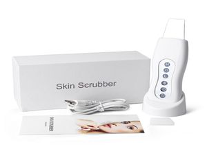 EMS Ultrasonic Skin Scrubber zasilane urządzenia do czyszczenia twarzy Zakarszkacz Remover twarzowa szpatułka złuszczającego twarzy pory CleanSer3143256