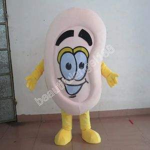 Halloween orelhas saudáveis mascote traje de alta qualidade personalizar desenhos animados dente de pelúcia anime tema personagem adulto tamanho natal carnaval fantasia vestido