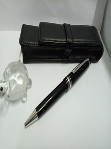 Luxury High quality 145 Ballpoint Pen Classique Platinum Line LeGrand black body silver clip inlay serial number5639179