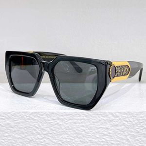 Occhiali da sole da donna di design di lusso Z2038E montatura in acetato nero con logo dorato sul lato occhiali da sole da viaggio per vacanze retrò alla moda con scatola originale