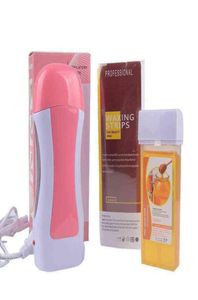 NXY Epilator Parafin Roller Grzeźba wosku Zestaw maszyny do usuwania włosów Paski depilacyjne Roll na Ing Whereer Kit Mini Spa 06211234608