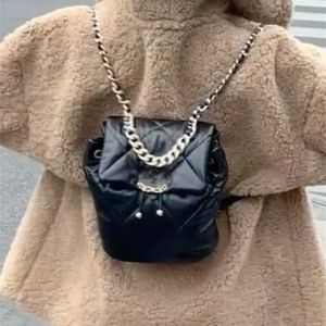 Torba łańcuchowa moda luksusowa torebka designerka na ramiona mini plecak szkoła wysokiej jakości torebka