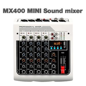 Varumärke Guitar DJ FCC MX400 Mixers Mix400 Equipment Professional Digital Sound Table Limited 240110