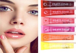 Lip Gloss 1 pc Fruit Burst Óleo Perfumado Plumping Jelly Hidratante Brilhante Vitamina E Mineral2645621