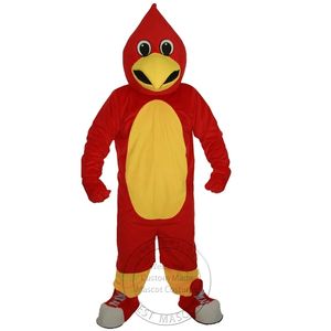 Halloween Adult size Red Bird mascot Costume for Party Cartoon Character Mascot Sale free shipping support customization