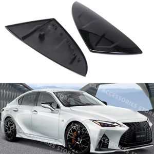 Novo par de capa para espelho retrovisor de carro, chifre de boi, escudo retrovisor abs, serve para lexus es200 260 300h 2018-2023 ux 2019-2023, acessórios