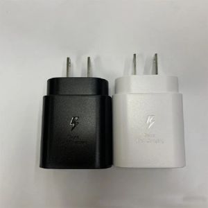 Orijinal OEM Kalitesi 25W PD USB C Hızlı Şarj 20W Güç Duvar Hızlı Şarj Adaptörü US AB Fiş Samsung Şarj Cihazı Galaxy S21 5G S20 S10 ZZ