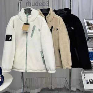 Puffer dubbel sida fleece puffer jacka jacka mens reversibel vinter blixtlås höst kamouflage ansikte varsity collar ycfu ycfu ycfu