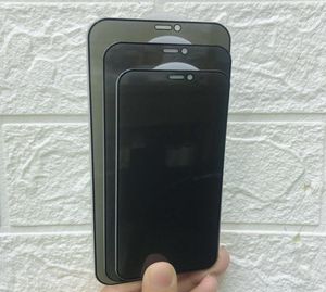 Sekretess härdat glas för iPhone 12 13 mini 14 11 Pro Max XS X 6 7 8 Plus 5 Dark Clear Screen Protector Antispy8991822