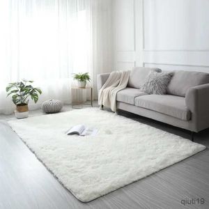 Dywany pluszowe dywan odpowiednie do salonu biały miękki dywany sypialnia łazienka bez poślizgu gęstwa mata podłogowa dekoracja pokoju