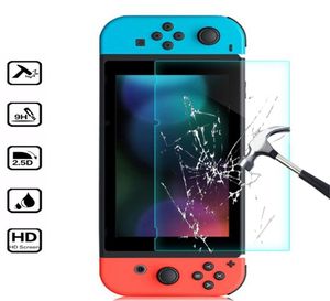 Premiumtemperad glasskärmskyddsskyddsfilm för Nintendo Switch HD Clear Antiscratch6855631