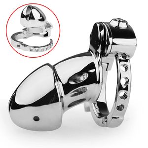 Adjustable Chastity Cage Penis Lock Male Zinc Alloy Metal Cock Cage Bondage of Abstinence Husband Loyalty BDSM Sex Toys for Men