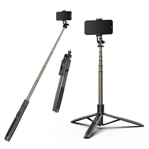 Monopiedi 156 cm pieghevole wireless selfie stick mini treppiede allungabile monopiede supporto per telefono cellulare per action camera selfie