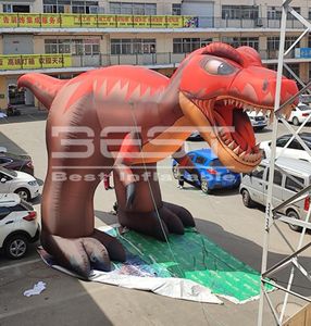 Riesiger aufblasbarer TRex-Dinosaurier in roter Farbe für Festival-Werbung, Dekoration, große Tyrannosauru-Ballons5312068