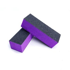 50 Pcs Nail Art Buffers 3 Way Sanding Sponge Buffer Block Fingernail Grinding Polish Acrylic Nail File Manicure Pedicure Tools 240109