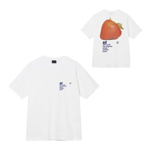 Stusssy TシャツフリースTシャツデザイナーTシャツカジュアルヒップホップトップレター半袖女性用プリント高品質のプルオーバーカップルTコットンCPパーカー72