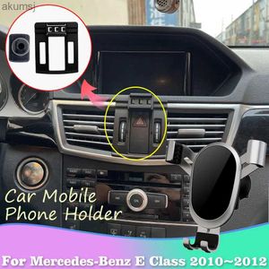 Suporte de montagem de telefone celular Suporte de telefone móvel para Mercedes-Benz Classe E W212 Estate 2010 GPS Air Vent Clip Suporte de suporte de celular Acessórios YQ240110