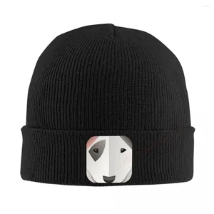 Berets Bullterrier Dog Lover Beanie Bonnet Chapéus Homens Mulheres Cool Unisex Adulto Inverno Quente Cap para Presente